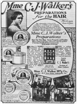 Madam C. J. Walker's preparations for hair